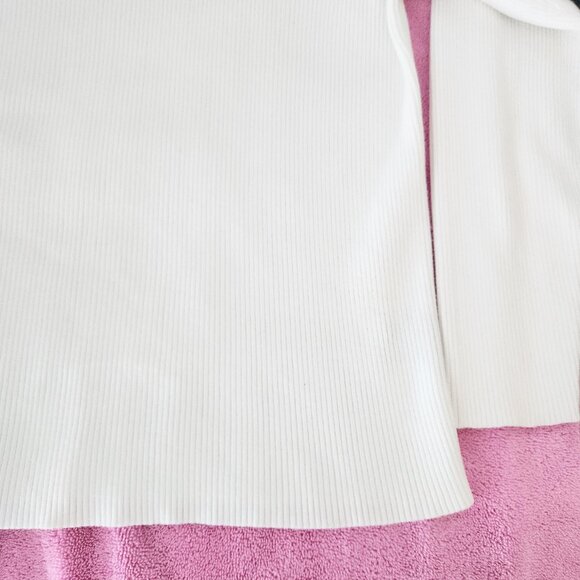Lauren Ralph Lauren White Ribbed Turtleneck Size XL - Picture 4 of 15